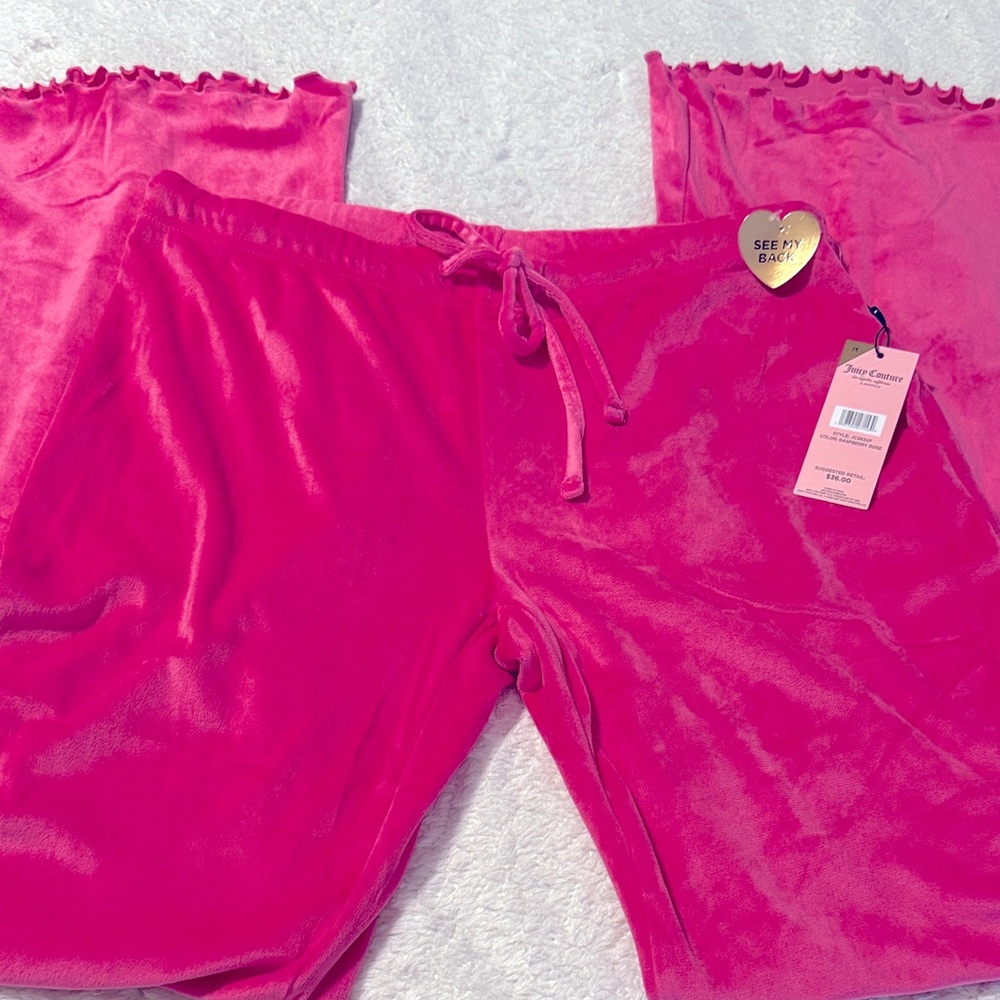 Juicy Couture Pink Velour Lounge Pants